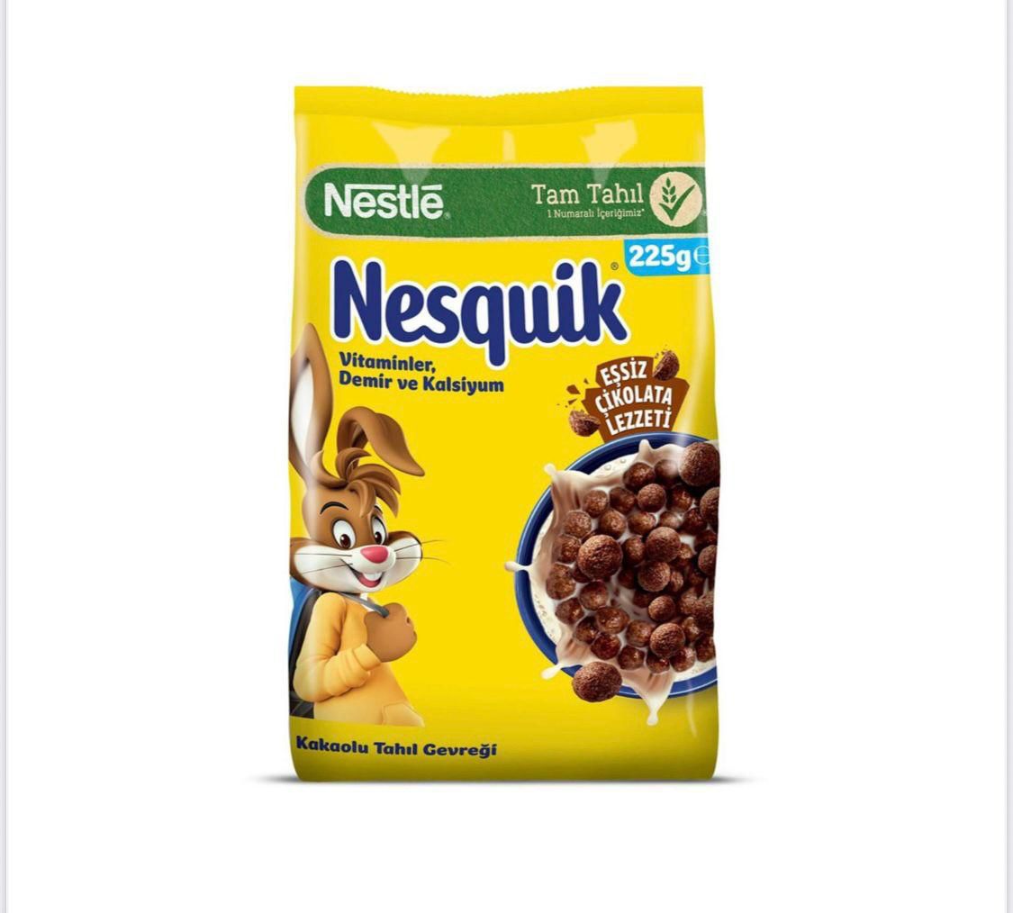 Nesquik Nestle Kakaolu Buğday ve Mısır Gevreği 225g